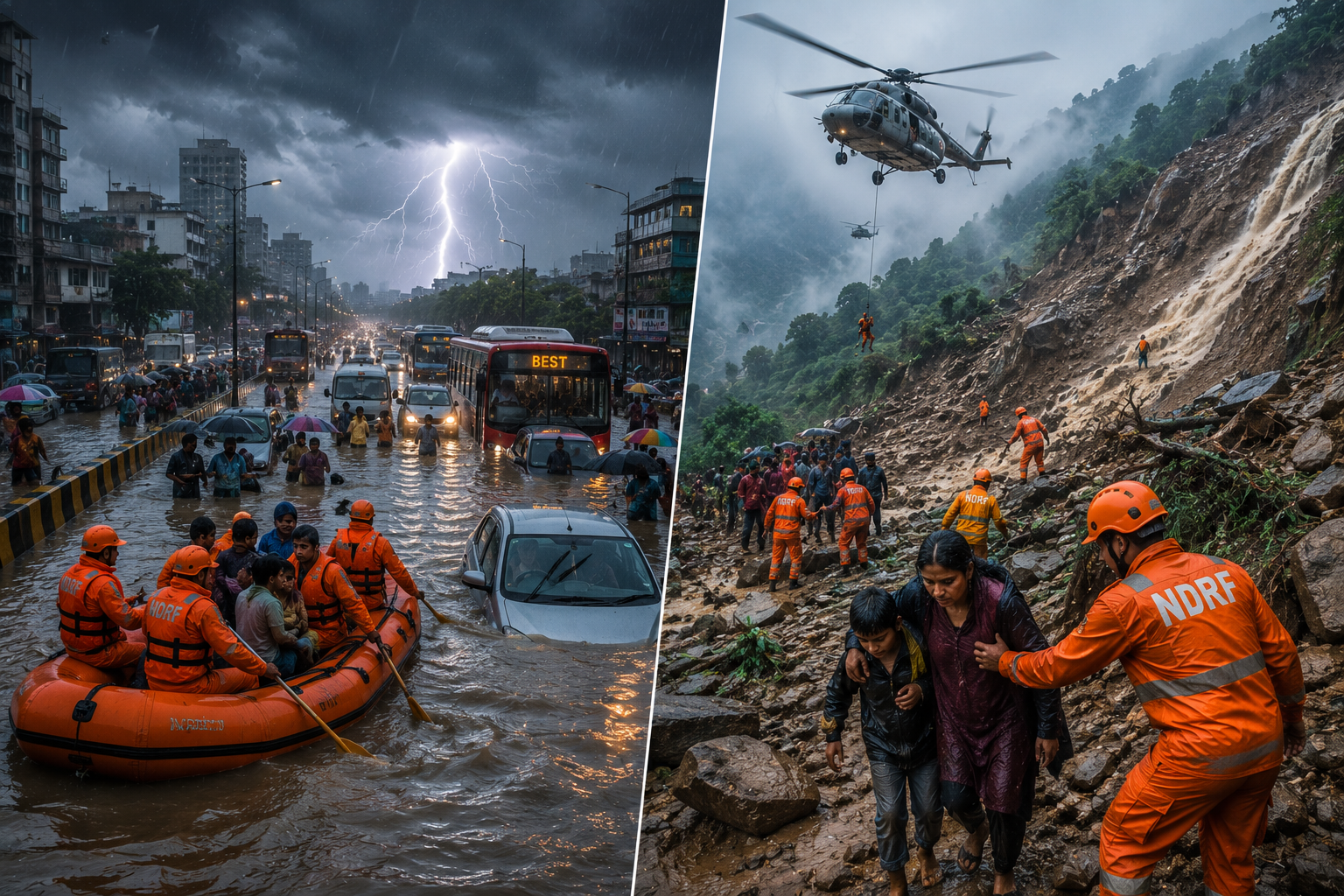 Monsoon Emergencies Across Indian Cities Highlight Urgent Need for Urban Disaster Preparedness