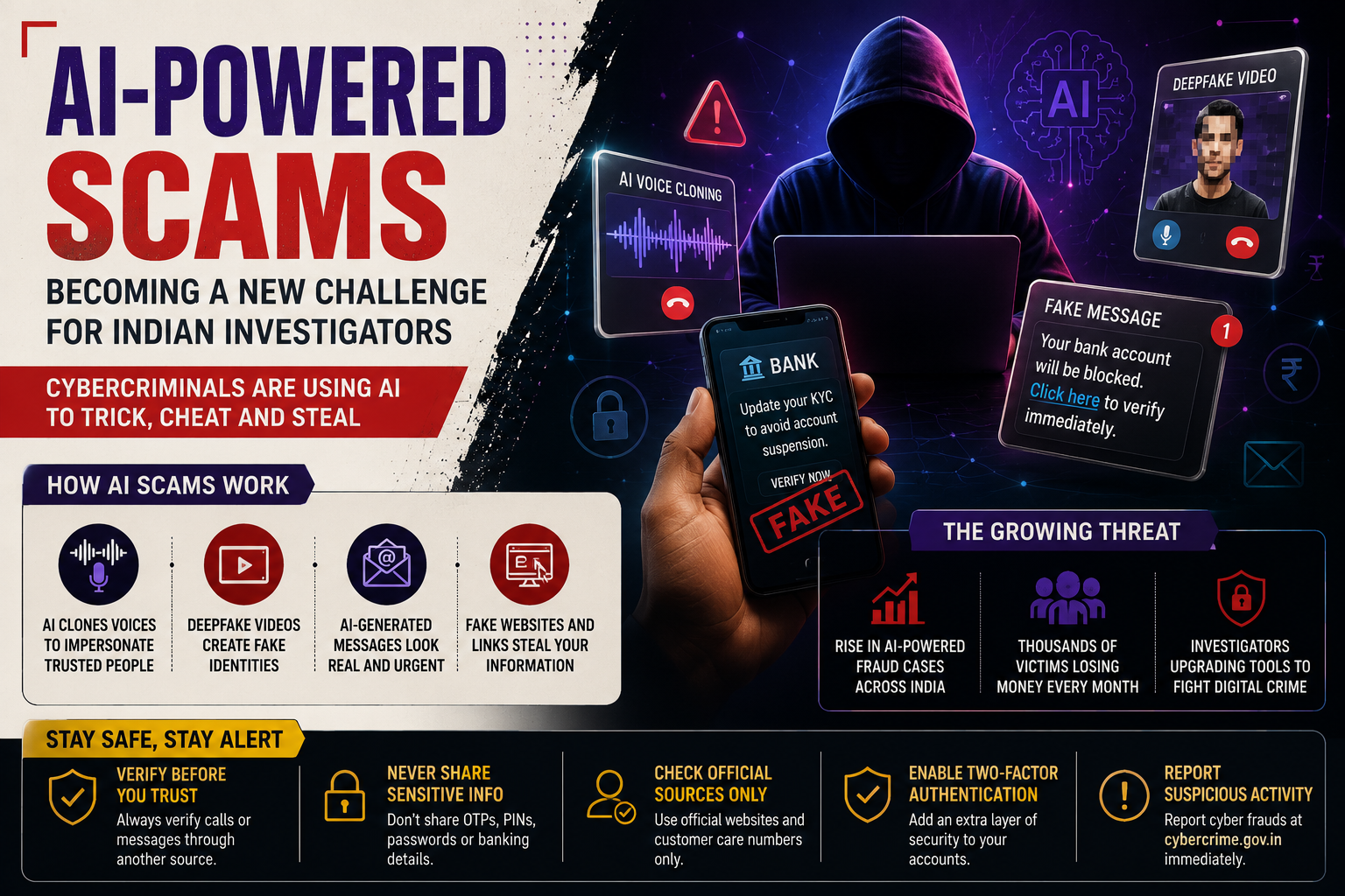 AI-Powered Scams Becoming a New Challenge for Indian Investigators