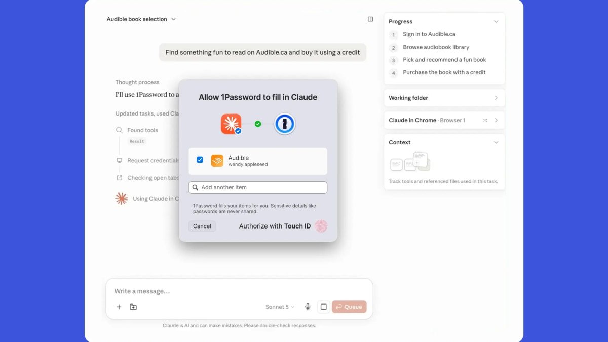 1Password Lets Claude AI Access Your Accounts Without Revealing Passwords