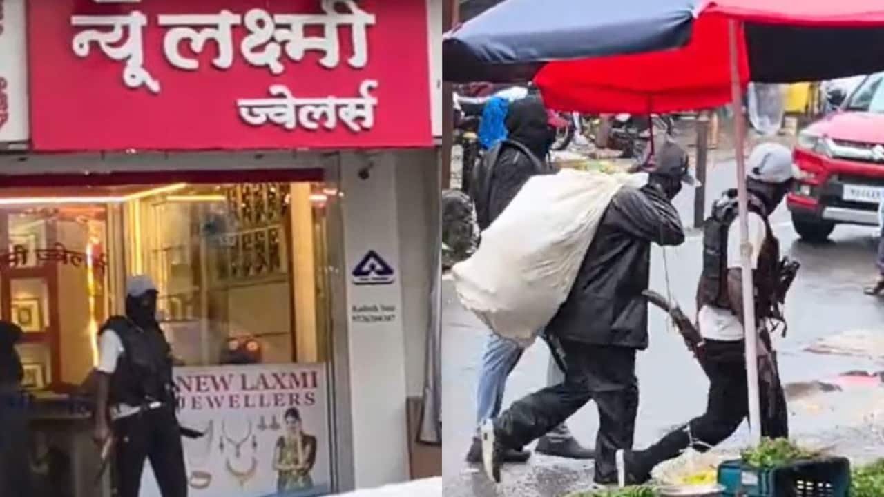 On Camera, 3 Men Loot Jewellery Shop In Maharashtra