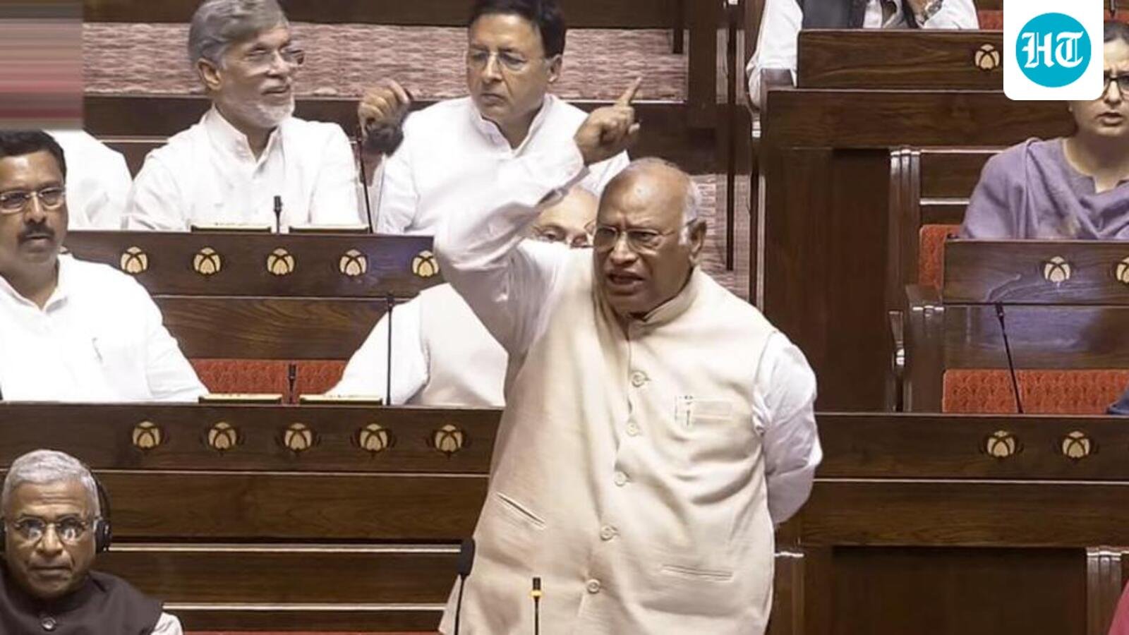 Why were students seeking justice met with lathis, tear gas: Mallikarjun Kharge