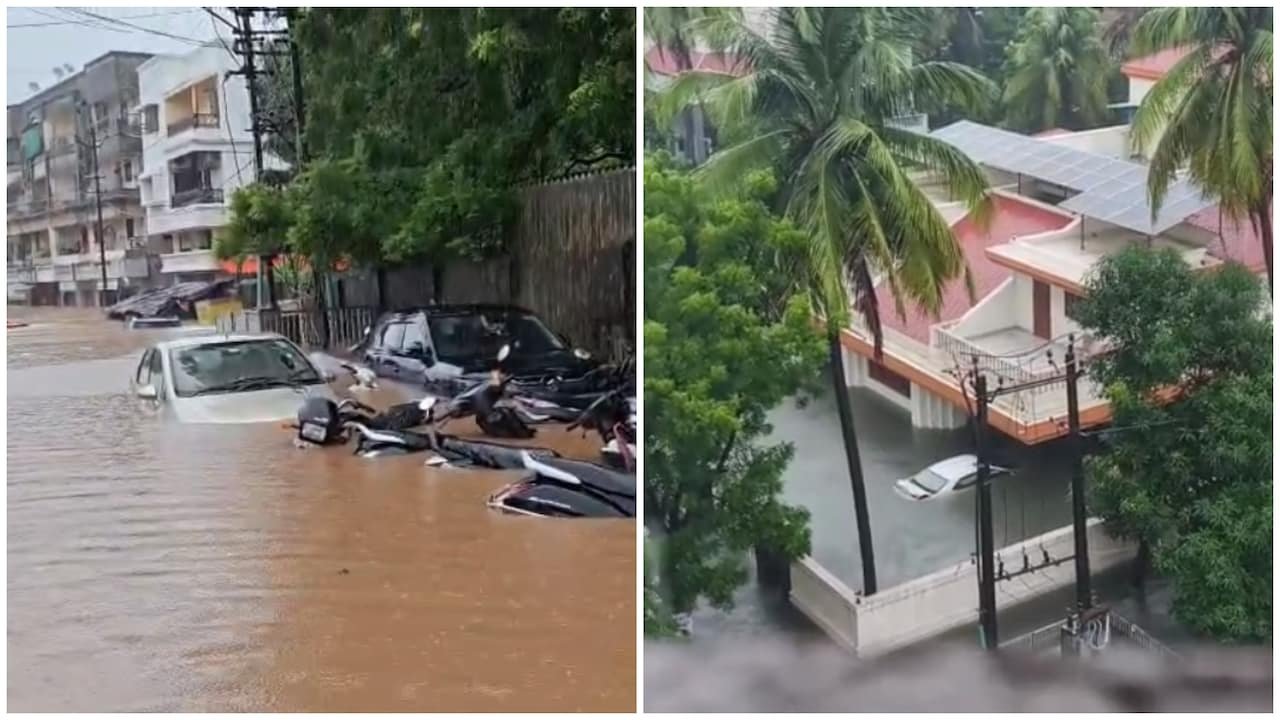 Gujarat Rains: 35 People Trapped In Bus; Cars, Bikes Submerged As Valsad Flooded