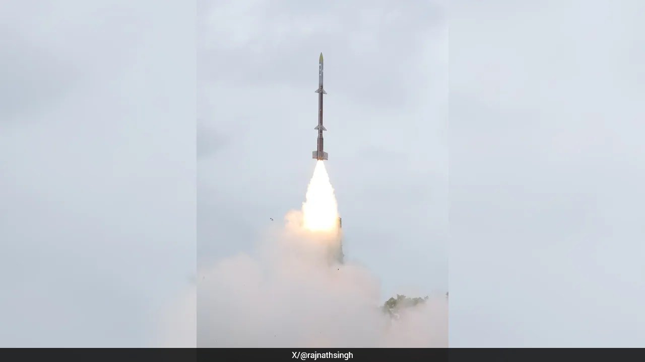 India Tests Kusha Long-Range Surface-To-Air Defence Missile
